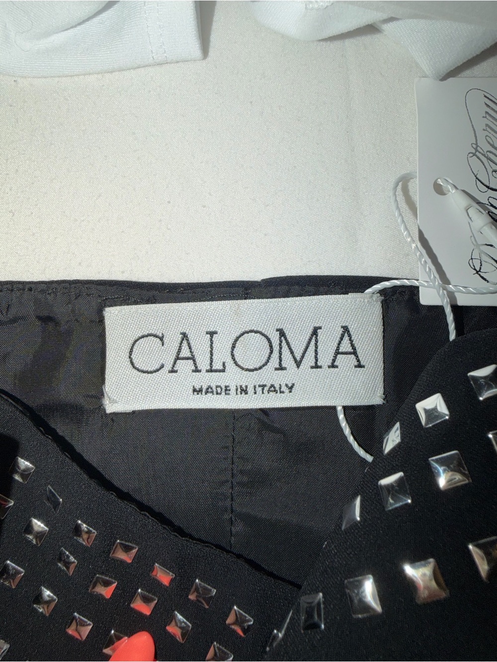 Black Studded Women's Top - Picture 2 of 2